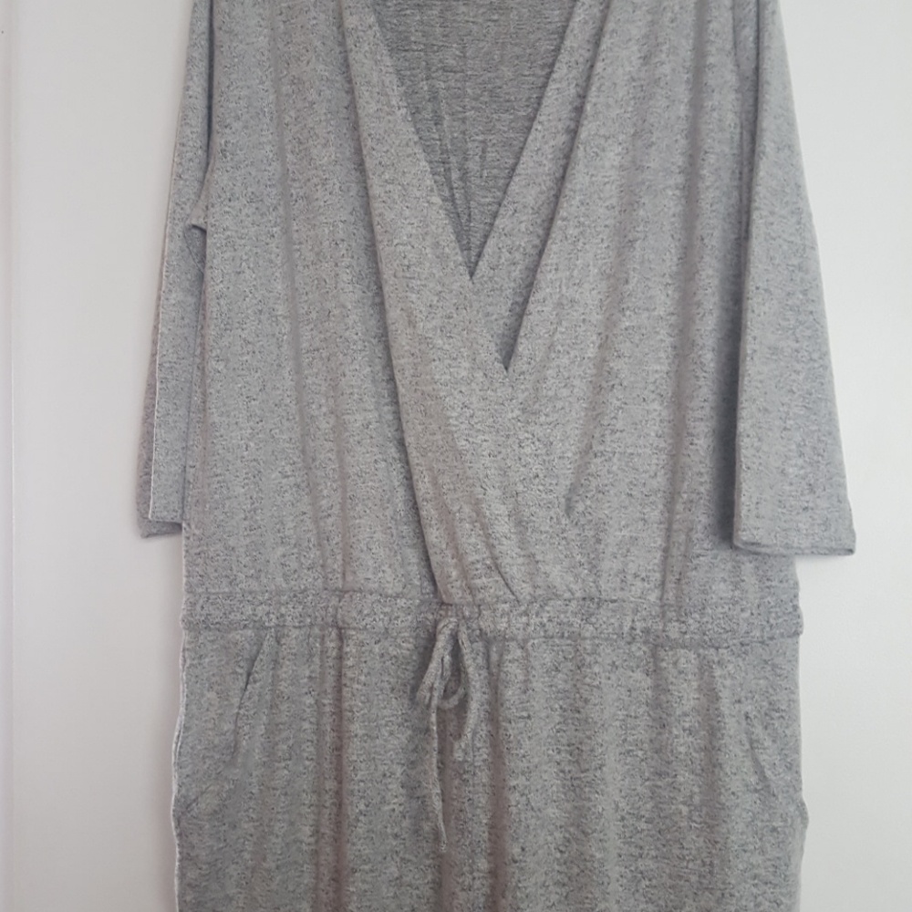 NWT. Super Soft Knit Wrap Jumpsuit